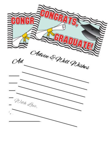 Congrats Graduate! Advice Cards -40pk