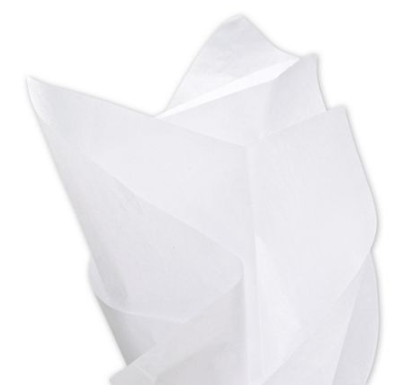 White  Gift Wrap Pom Pom Tissue Paper