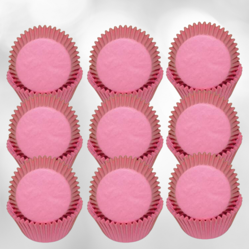 Light Pink Solid Colored Cupcake Liners Baking Cups -50pack