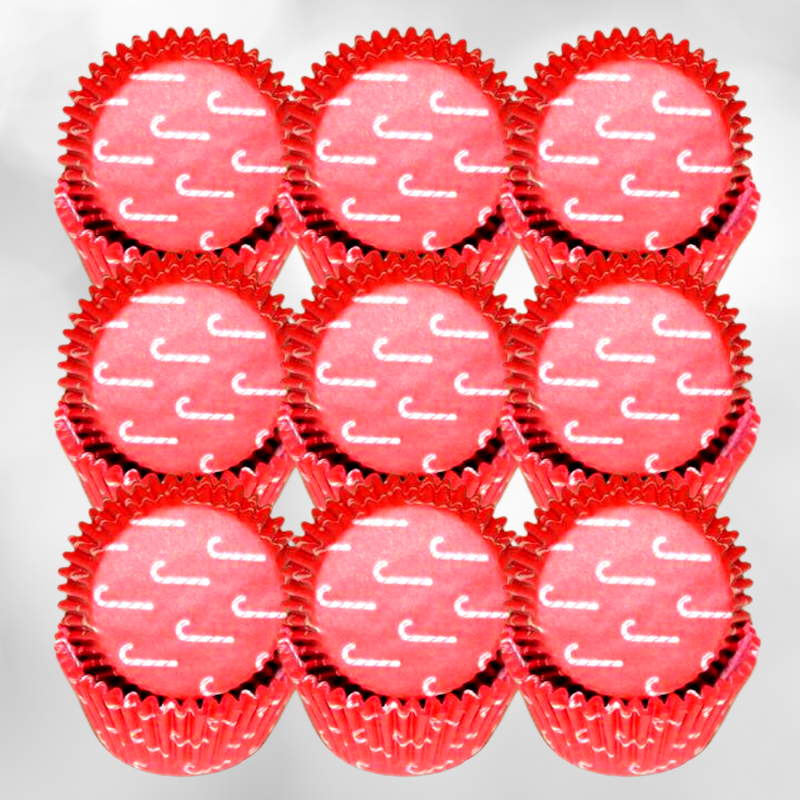 Candy Cane Red Cupcake Liners Baking Cups -50pack