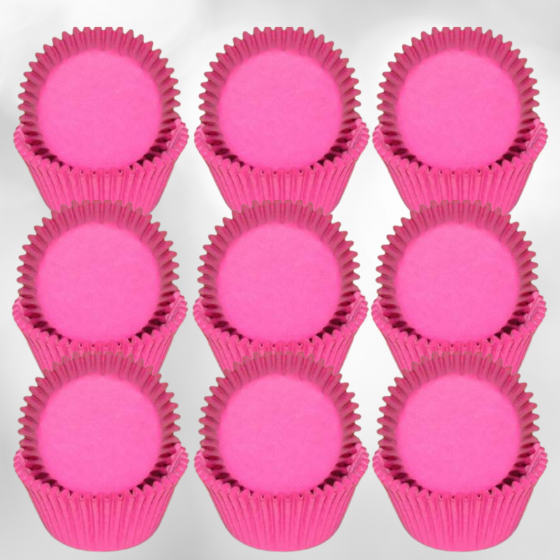 Pink Colored Cupcake Liners Baking Cups -50pack