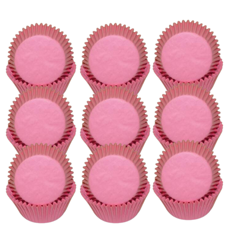 Light Pink Solid Colored Cupcake Liners Baking Cups -50pack