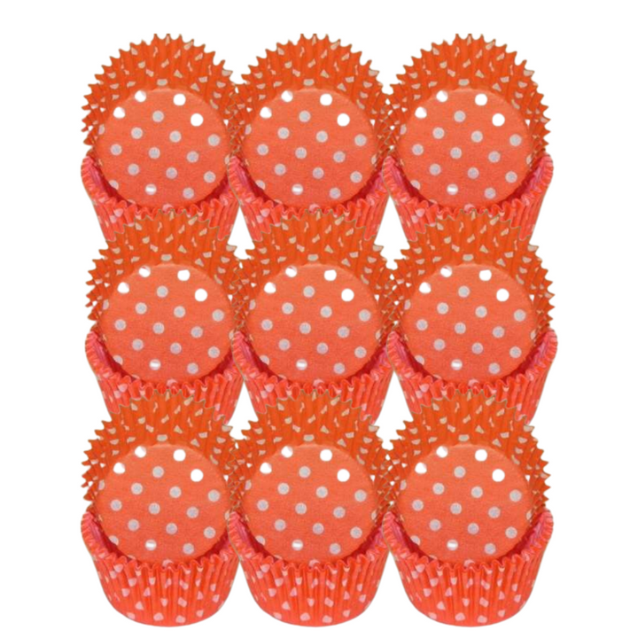 Orange cupcake liners online