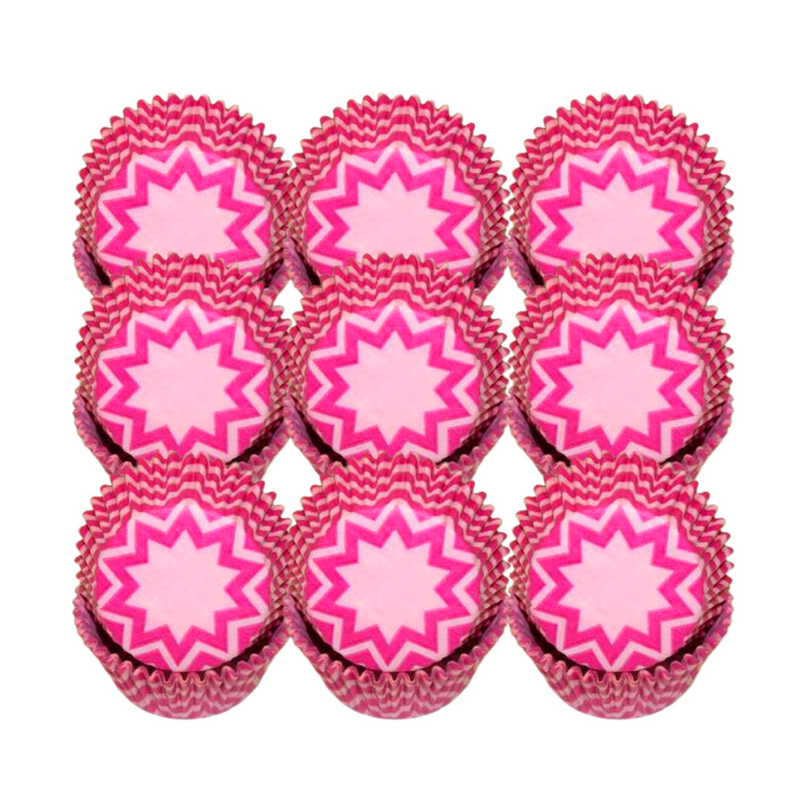 Pink Chevron Cupcake Liners - Baking Cups -50pack