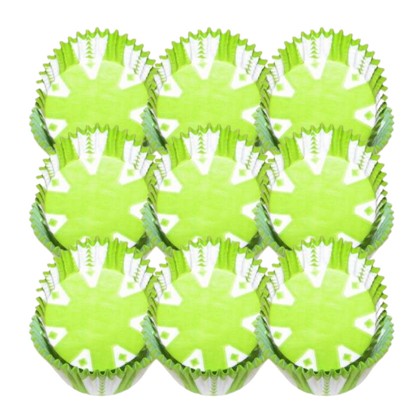 Green Carnival Standard Cupcake Liners Baking Cups -50pack