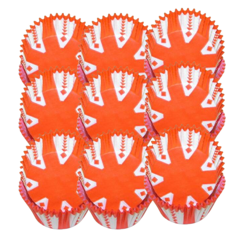 Orange Carnival Standard Cupcake Liners Baking Cups -50pack