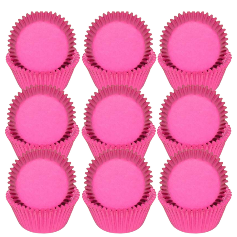 Pink Colored Cupcake Liners Baking Cups -50pack