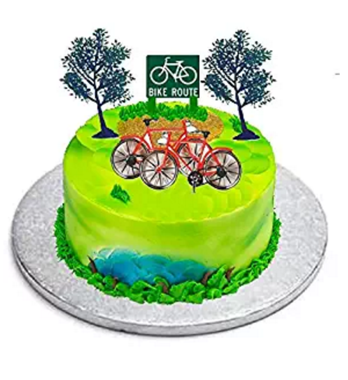 Cake Decoration Bicycle Cake Topper