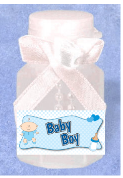 Baby Boy Baba 12pack Mini Bubble Favors