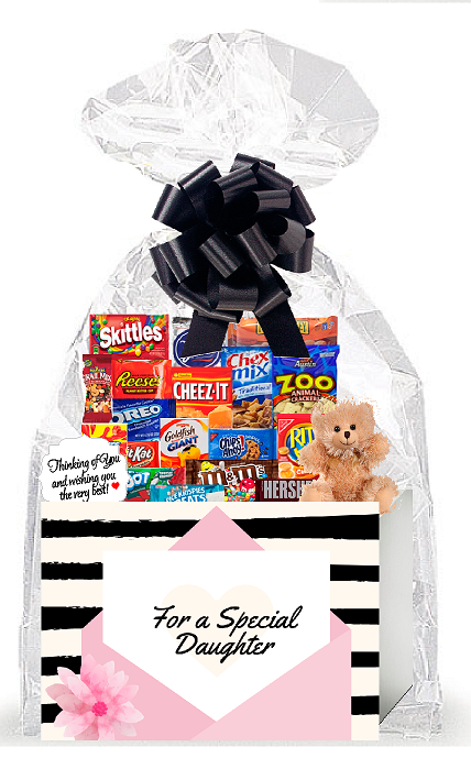 For A Special Daughter Thinking of You Cookies, Candy & More Care Package Assortment Variety Gift Box Bundle Set