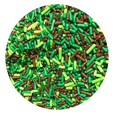 Jungle Camonflage Cupcake Cake Decoration Confetti Sprinkles Cake Cookie Icecream Donut Jimmies Quins 6oz