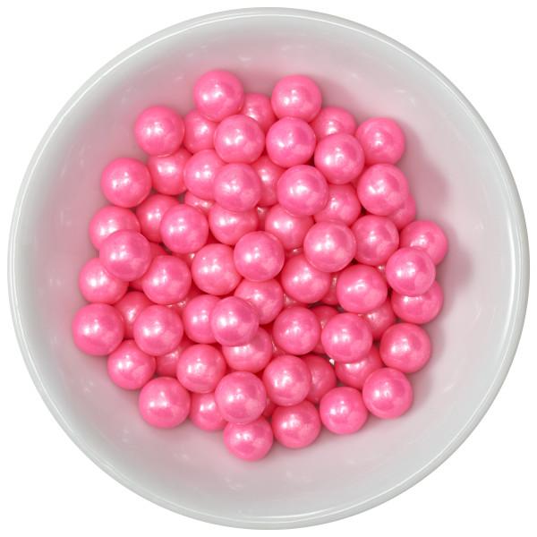 Pink Round Edible Beading Pearls Cupcake Cake Decoration Confetti Sprinkles 4oz