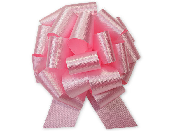 Pink Satin 5inch Gift Wrapping Decorative Pull Bows -5pack