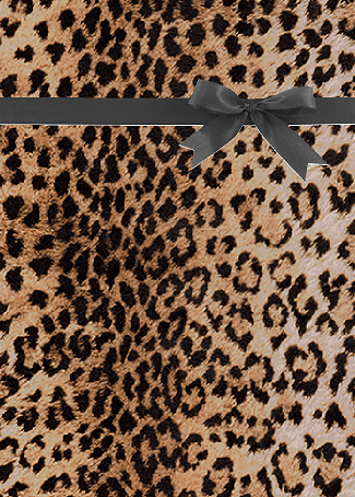 True Natural Leopard Gift Wrap Wrapping Paper 15ft Roll