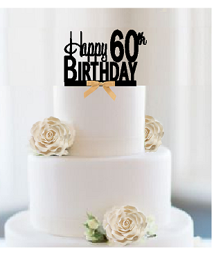 60th Birthday Cake - Decorated Cake by Angela Penta - CakesDecor
