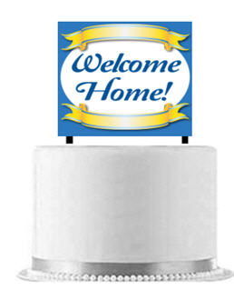 Welcome Home Cake Decoration Banner