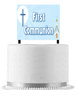 First Communion Cake Decoration Banner