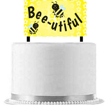 Bee-utiful Cake Decoration Banner