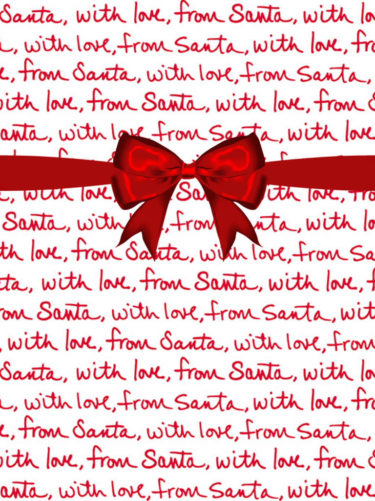 From Santa with Love Jumbo Reversible Gift Wrap