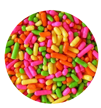 Hot Pink Green And Yellow Lemonade Cake Pop Cookie Cupcake Cakes Edible Confetti Decorations Sprinkles Desert Jimmies Toppers 6oz 6oz