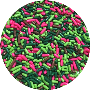 Pink Jungle Camoflage Cake Pop Cookie Cupcake Cakes Edible Confetti Decorations Sprinkles Desert Jimmies Toppers 6oz 6oz