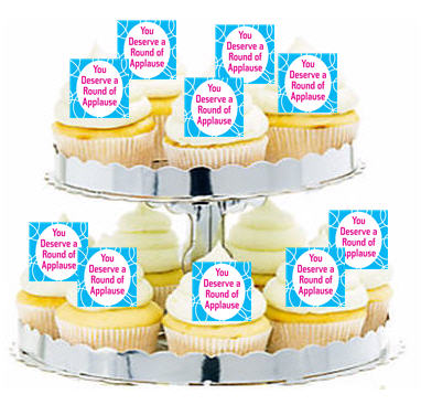 24ct You Deserve a Round of Appalause Cupcake  Decoration Toppers - Picks