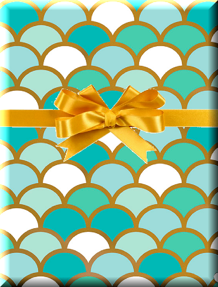 Mermaid Scales Gift Wrap Wrapping Paper