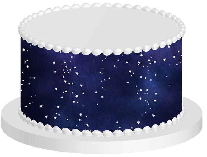 Starry Night Edible Printed Cake Decoration Frosting Sheets