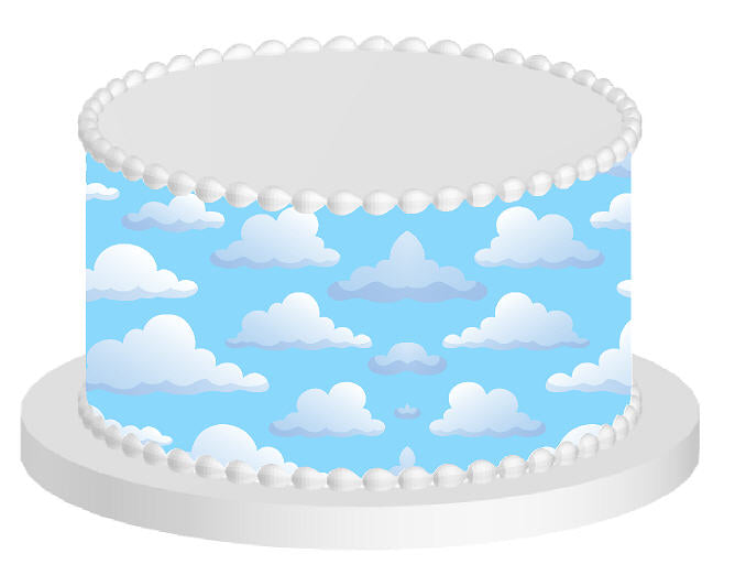 Clouds Edible Printed Cake Decoration Frosting Sheets
