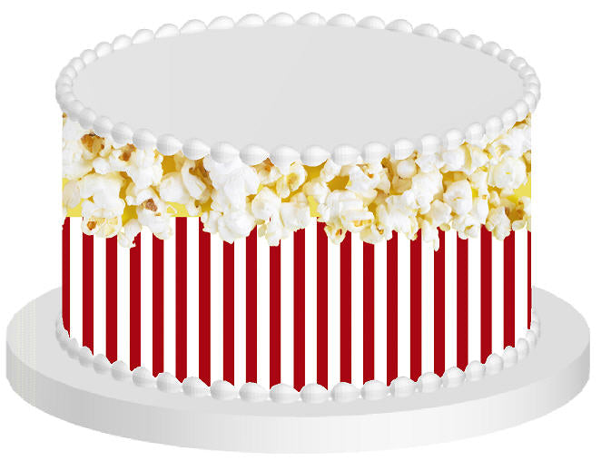 Popcorn Edible Printed Cake Decoration Frosting Sheets