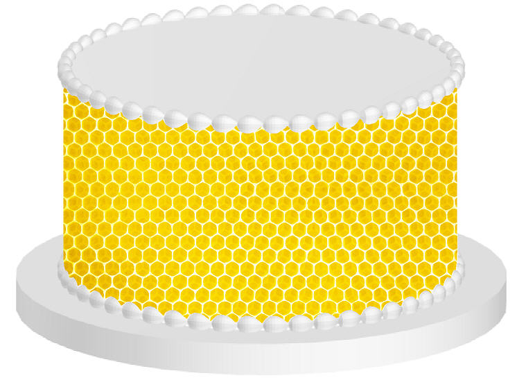 Bee Hive Edible Printed Cake Decoration Frosting Sheets