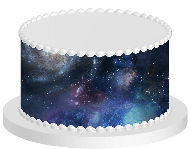 Galaxy Edible Printed Cake Decoration Frosting Sheets