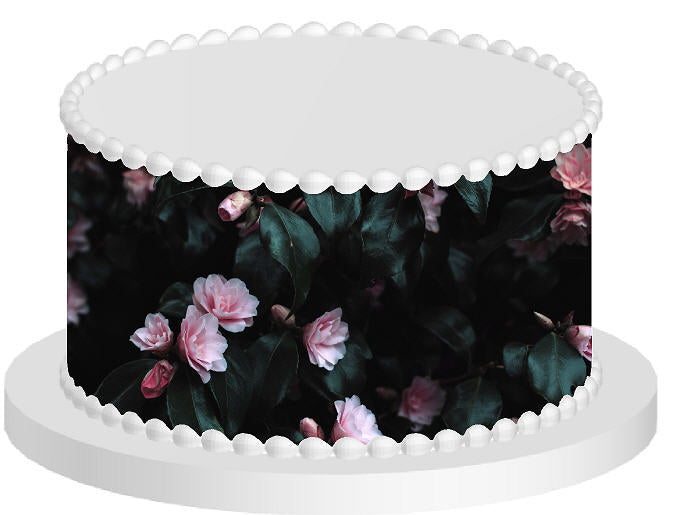 Dark Roses Edible Printed Cake Decoration Frosting Sheets