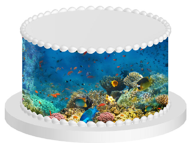 Under The Sea Edible Printed Cake Decoration Frosting Sheets