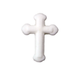 White Small Cross  Edible Dessert Toppers Cake Cupcake Sugar Icing Decorations -12ct