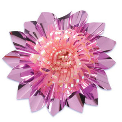 Pink Mylay Flower   Cupcake - Desert  Decoration Topper Picks 12ct