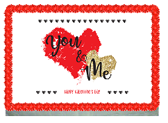You and Me Happy Valentine&