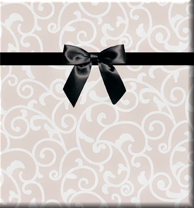 Black Pearlescent Gift Wrap
