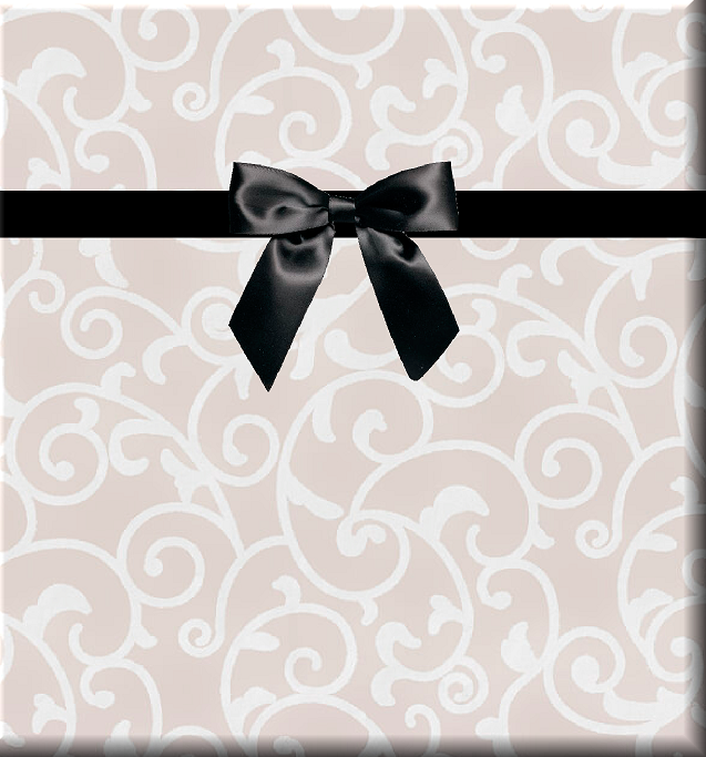 Pearl Scroll Gift Wrapping Paper 15ft