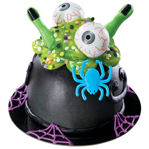 CakeSupplyShop Eye & Witch Finger Pic Cupcake Decoration 12ct