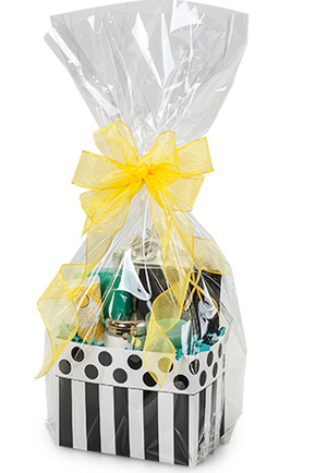 10pack Clear Cello-cellophane Bags Gift Basket Packaging Bags Cello Bags Cello Bags 14"x24" Clear