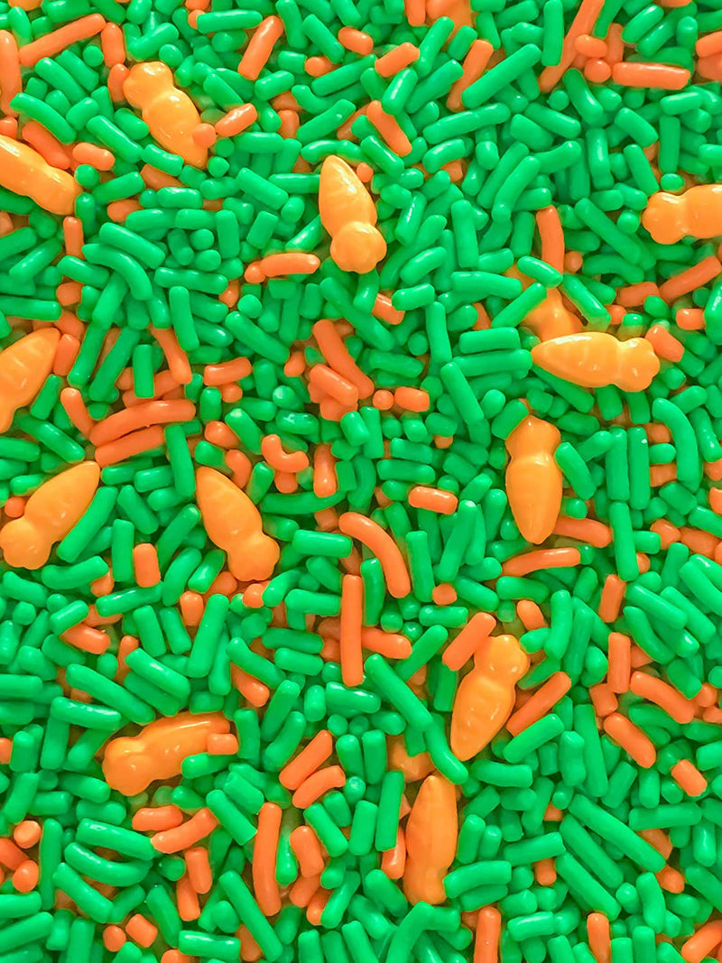 Carrots Cupcake Cake Decoration Confetti Sprinkles Cake Cookie Icecream Donut Jimmies Quins 6oz