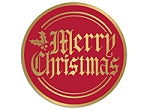 Merry Christmas Stickers - Seals - 50ct