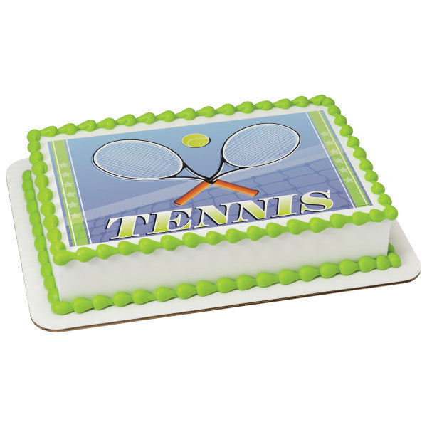 Tennis Edible Cake Decoration Topper