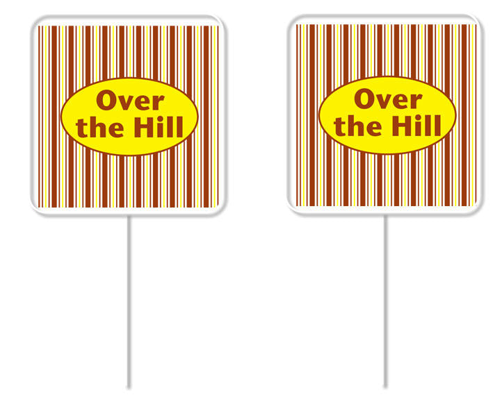 Over The Hill Cupcake Appetizer Food Picks -12pack