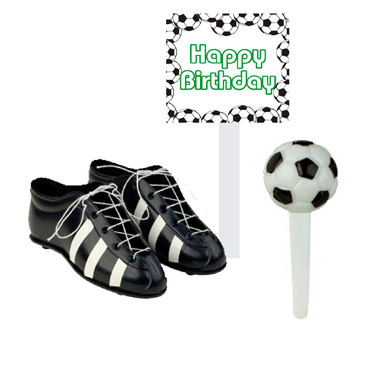 Soccer Cleats Deluxe Cake Decoration Topper