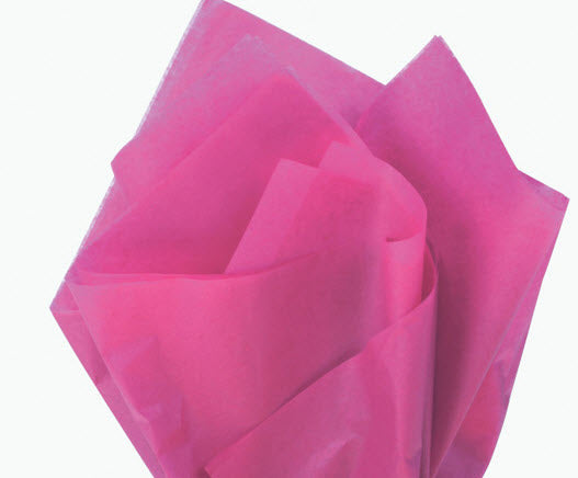 Cerise Color Gift Wrap Pom Pom Tissue Paper