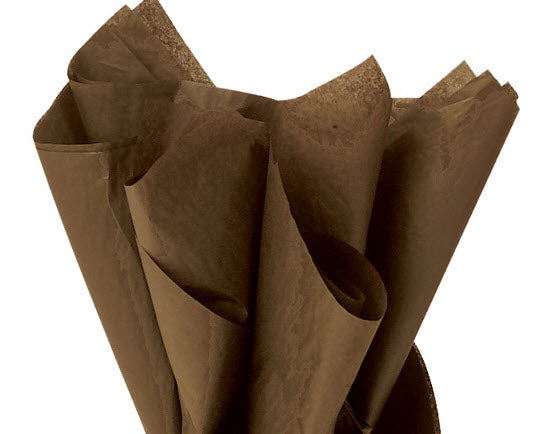 Espresso Color Gift Wrap Pom Pom Tissue Paper