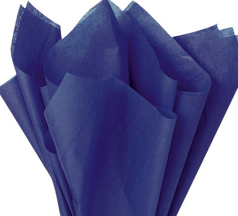 Dark Blue Color Gift Wrap Pom Pom Tissue Paper