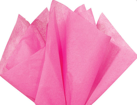 Hot Pink Color Gift Wrap Pom Pom Tissue Paper